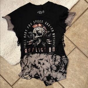 Affliction Distressed Graphic Tee